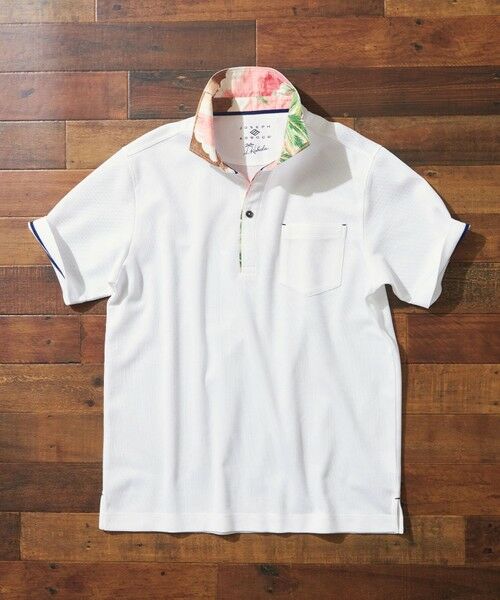 JOSEPH ABBOUD / ジョセフ アブード ポロシャツ | ギフトに！【老舗アロハブランドとコラボレーション】カハラ アロハ ダディ ポロシャツ | 詳細1