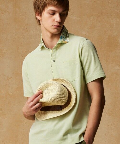 JOSEPH ABBOUD / ジョセフ アブード ポロシャツ | ギフトに！【老舗アロハブランドとコラボレーション】カハラ アロハ ダディ ポロシャツ | 詳細12