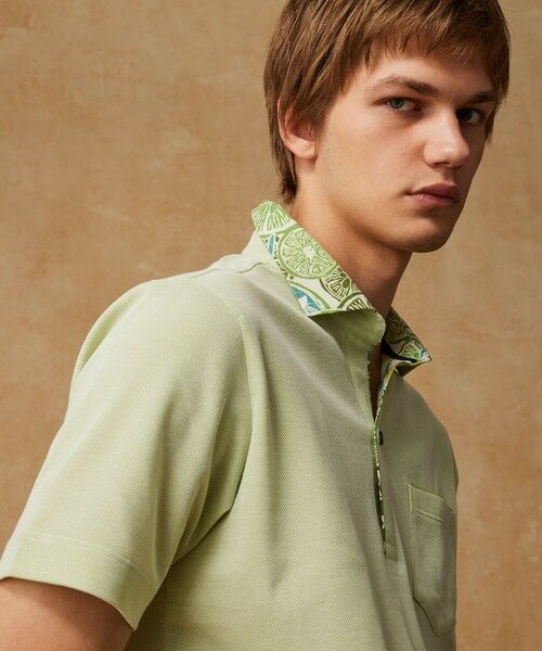 JOSEPH ABBOUD / ジョセフ アブード ポロシャツ | ギフトに！【老舗アロハブランドとコラボレーション】カハラ アロハ ダディ ポロシャツ | 詳細14