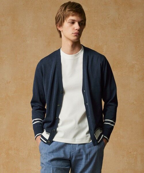 JOSEPH ABBOUD / ジョセフ アブード カットソー | 【和紙ニット/日本素材・縫製/ 軽量/通気性/速乾性】和紙フライス Tシャツ | 詳細8