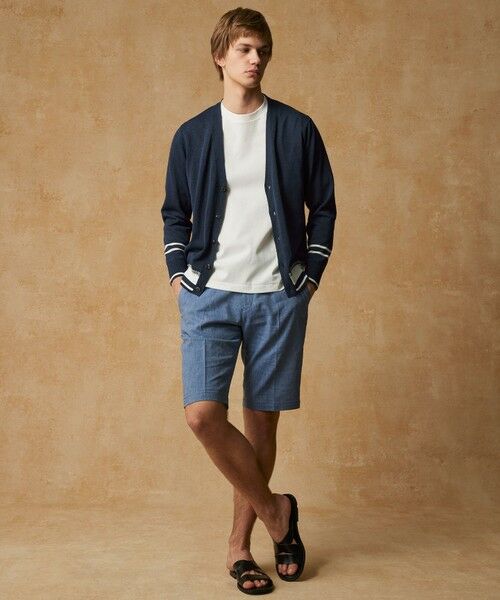 JOSEPH ABBOUD / ジョセフ アブード カットソー | 【和紙ニット/日本素材・縫製/ 軽量/通気性/速乾性】和紙フライス Tシャツ | 詳細3