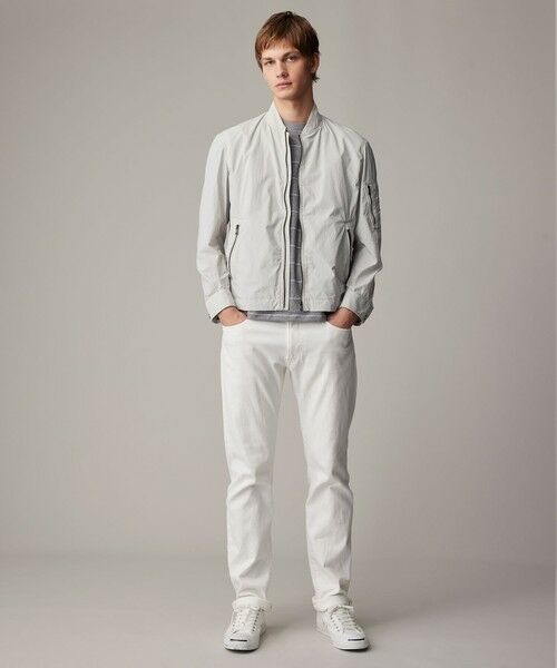 JOSEPH ABBOUD / ジョセフ アブード カットソー | 【和紙ニット/日本素材・縫製/ 軽量/通気性/速乾性】和紙フライスボーダー Tシャツ | 詳細6