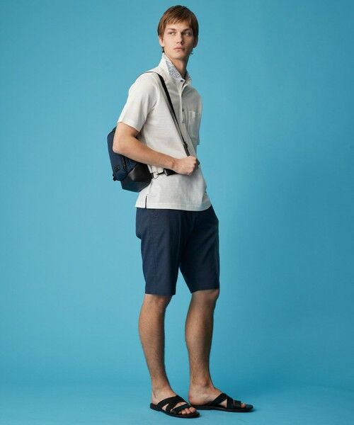 JOSEPH ABBOUD / ジョセフ アブード ポロシャツ | 【リネン素材/吸水速乾/日本素材】リネンハニカム ダディ ポロシャツ | 詳細6