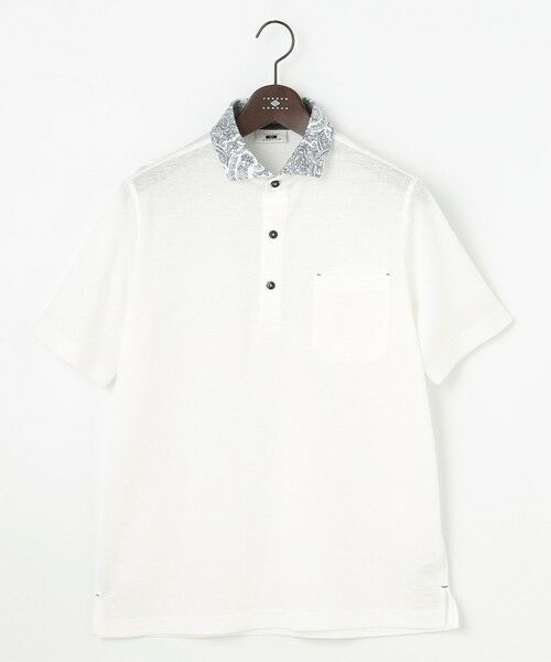 JOSEPH ABBOUD / ジョセフ アブード ポロシャツ | 【リネン素材/吸水速乾/日本素材】リネンハニカム ダディ ポロシャツ | 詳細9