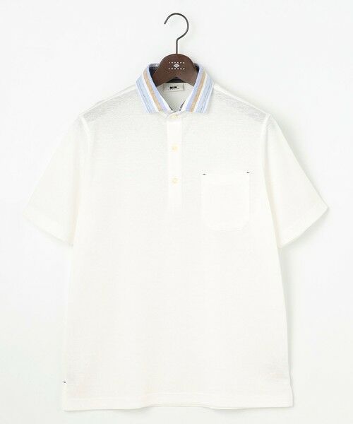JOSEPH ABBOUD / ジョセフ アブード ポロシャツ | 【リネン素材/吸水速乾/日本素材】リネンハニカム ダディ ポロシャツ | 詳細16