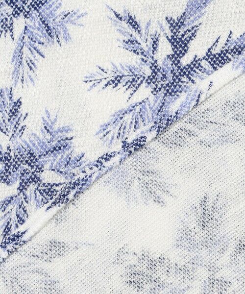 JOSEPH ABBOUD / ジョセフ アブード シャツ・ブラウス | 【吸水速乾/ストレッチ/ノルマンディーリネン】リネンハニカム プリントジャージー シャツ | 詳細14