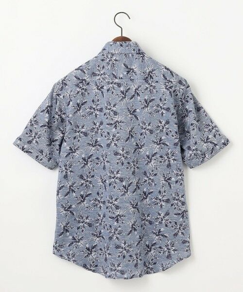 JOSEPH ABBOUD / ジョセフ アブード シャツ・ブラウス | 【吸水速乾/ストレッチ/ノルマンディーリネン】リネンハニカム プリントジャージー シャツ | 詳細15