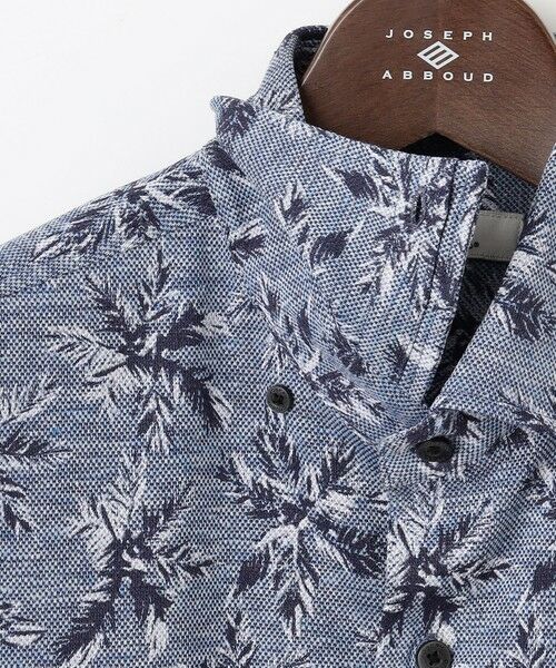 JOSEPH ABBOUD / ジョセフ アブード シャツ・ブラウス | 【吸水速乾/ストレッチ/ノルマンディーリネン】リネンハニカム プリントジャージー シャツ | 詳細20