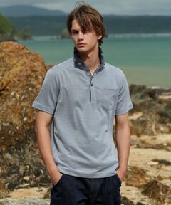 JOSEPH ABBOUD / ジョセフ アブード ポロシャツ | 【愛されて20年！オーガニックコットン使用】 バンダナプリント ダディ ポロシャツ