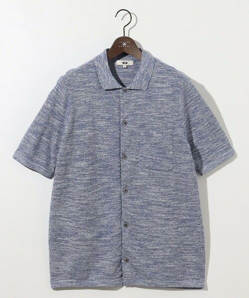 JOSEPH ABBOUD / ジョセフ アブード カーディガン・ボレロ | 【キングサイズ・イタリア糸使用/軽い/洗える/サスティナブル】スラブギマ ニット シャツ | 詳細1