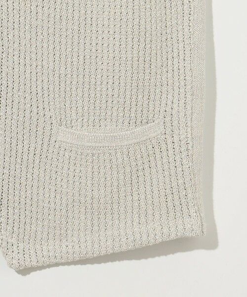 JOSEPH ABBOUD / ジョセフ アブード ベスト | 【キングサイズ・和紙使用エコ素材/日本素材/軽量/通気性/速乾性】和紙ムリネ ニット ベスト | 詳細8