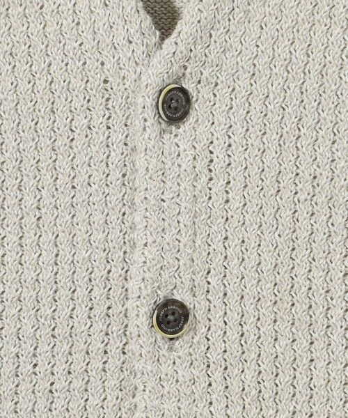 JOSEPH ABBOUD / ジョセフ アブード ベスト | 【キングサイズ・和紙使用エコ素材/日本素材/軽量/通気性/速乾性】和紙ムリネ ニット ベスト | 詳細9