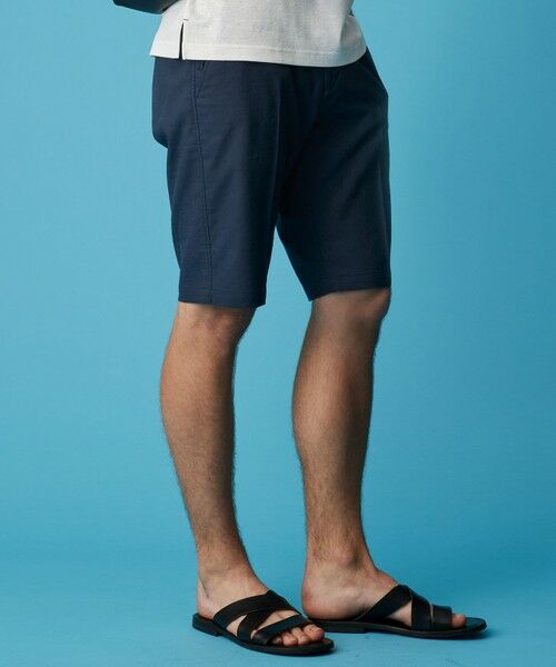 JOSEPH ABBOUD / ジョセフ アブード その他パンツ | 【キングサイズ・ウエストも伸びる/清涼/ストレッチ】ストレッチリネンシャンブレーショートパンツ | 詳細6