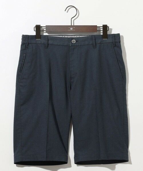 JOSEPH ABBOUD / ジョセフ アブード その他パンツ | 【キングサイズ・ウエストも伸びる/清涼/ストレッチ】ストレッチリネンシャンブレーショートパンツ | 詳細7