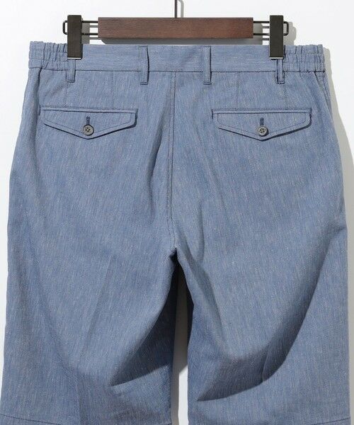 JOSEPH ABBOUD / ジョセフ アブード その他パンツ | 【キングサイズ・ウエストも伸びる/清涼/ストレッチ】ストレッチリネンシャンブレーショートパンツ | 詳細16