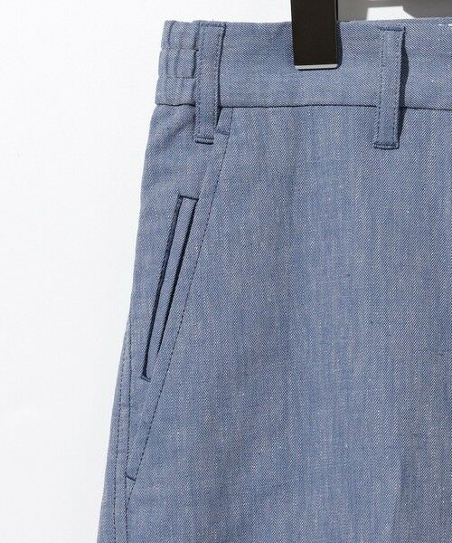 JOSEPH ABBOUD / ジョセフ アブード その他パンツ | 【キングサイズ・ウエストも伸びる/清涼/ストレッチ】ストレッチリネンシャンブレーショートパンツ | 詳細17