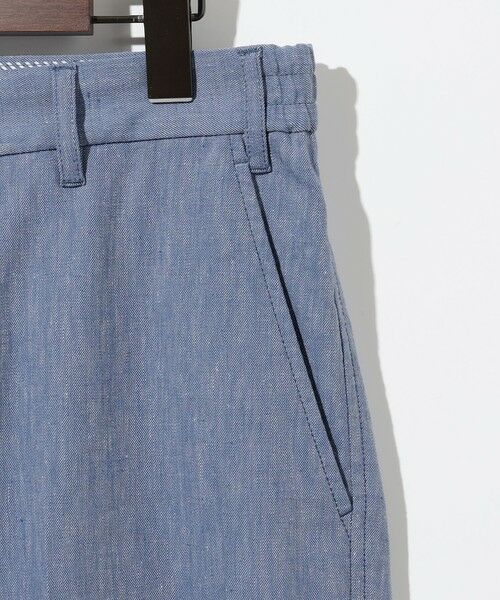 JOSEPH ABBOUD / ジョセフ アブード その他パンツ | 【キングサイズ・ウエストも伸びる/清涼/ストレッチ】ストレッチリネンシャンブレーショートパンツ | 詳細18