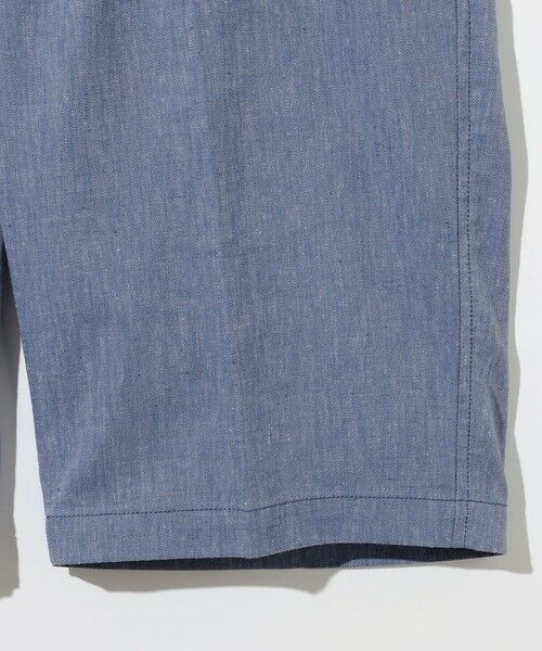 JOSEPH ABBOUD / ジョセフ アブード その他パンツ | 【キングサイズ・ウエストも伸びる/清涼/ストレッチ】ストレッチリネンシャンブレーショートパンツ | 詳細19