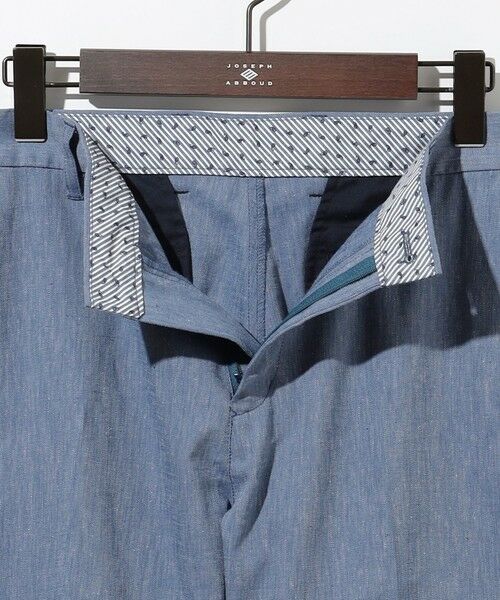 JOSEPH ABBOUD / ジョセフ アブード その他パンツ | 【キングサイズ・ウエストも伸びる/清涼/ストレッチ】ストレッチリネンシャンブレーショートパンツ | 詳細20