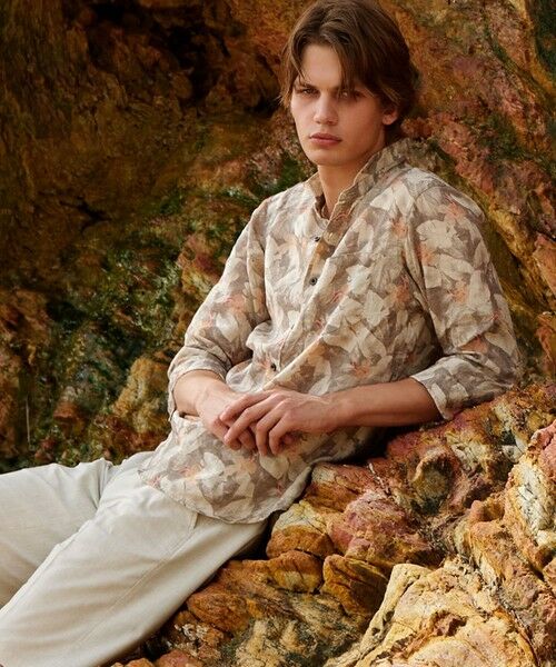 JOSEPH ABBOUD / ジョセフ アブード その他パンツ | 【キングサイズ・ウエストも伸びる/清涼/ストレッチ】ストレッチリネンシャンブレーショートパンツ | 詳細23