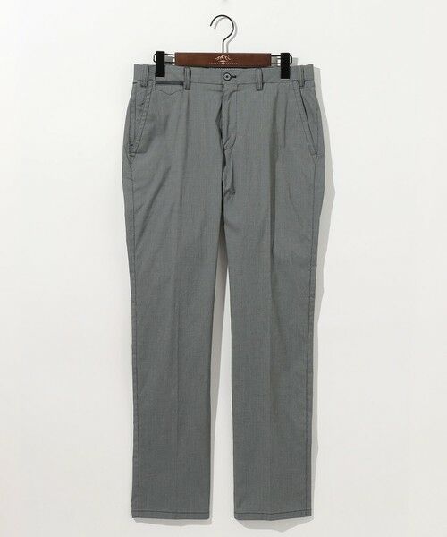 JOSEPH ABBOUD / ジョセフ アブード その他パンツ | 【キングサイズ・ウエストも伸びる!/ストレッチ/軽量/Eco撥水】マイクロピケストレッチ パンツ(グレー系)