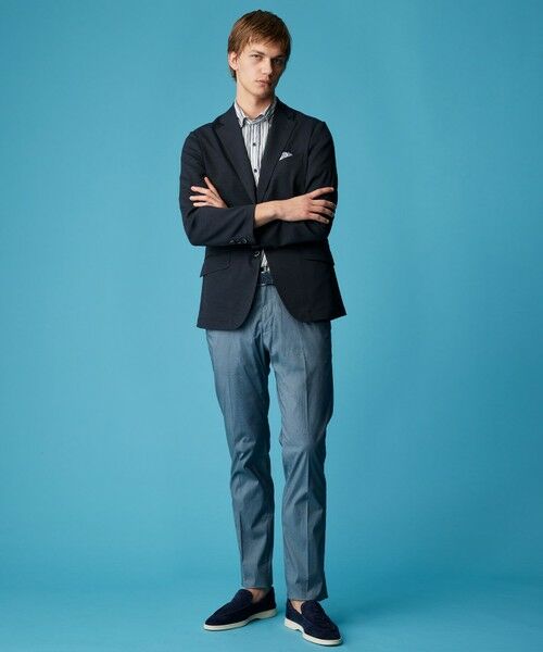 JOSEPH ABBOUD / ジョセフ アブード その他パンツ | 【ウエストも伸びる!/ストレッチ/軽量/Eco撥水】マイクロピケストレッチ パンツ | 詳細28