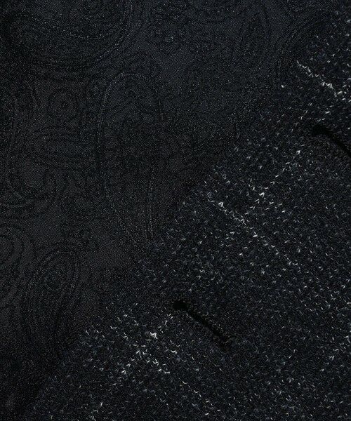 JOSEPH ABBOUD / ジョセフ アブード ベスト | 【イタリア素材/軽量/ストレッチ】サマーツィードジャージーチェック プリント ベスト | 詳細12