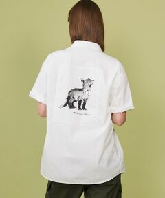 JOSEPH ABBOUD / ジョセフ アブード シャツ・ブラウス | 【テーム・ヤルヴィモチーフ】バックデザイン 半袖シャツ