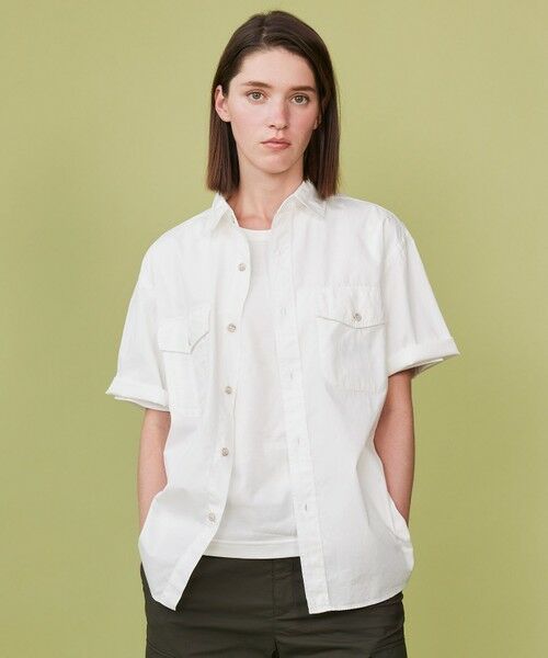 JOSEPH ABBOUD / ジョセフ アブード シャツ・ブラウス | 【テーム・ヤルヴィモチーフ】バックデザイン 半袖シャツ | 詳細2