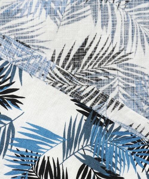 JOSEPH ABBOUD / ジョセフ アブード シャツ・ブラウス | 【通気性・腰ポケット付き】ジャングルリーフプリント 半袖シャツ | 詳細9