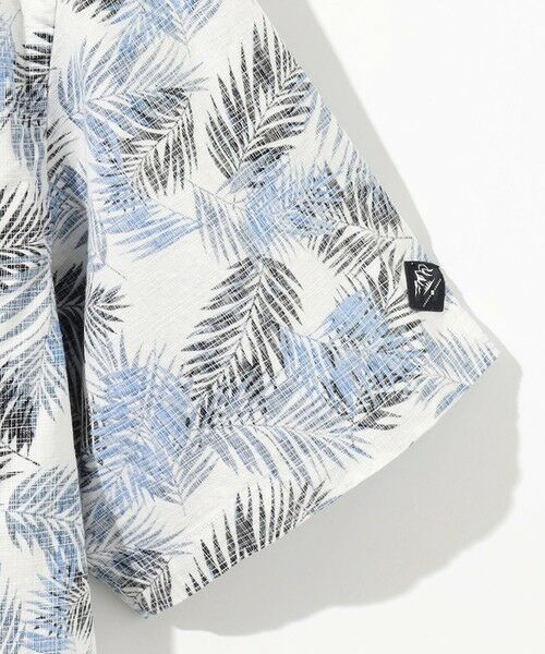 JOSEPH ABBOUD / ジョセフ アブード シャツ・ブラウス | 【通気性・腰ポケット付き】ジャングルリーフプリント 半袖シャツ | 詳細3