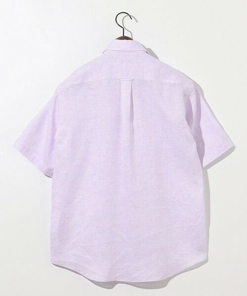 JOSEPH ABBOUD / ジョセフ アブード シャツ・ブラウス | 【キングサイズ・麻100％・軽い・涼しい】 モイスチャーリネン半袖 シャツ | 詳細3