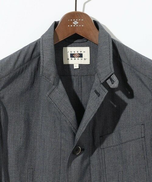 JOSEPH ABBOUD / ジョセフ アブード ブルゾン | 夏ブルゾン【キングサイズ・JAPANファブリック/清涼/軽量】ダブルワッシャーストレッチ ブルゾン | 詳細8