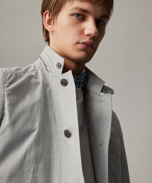 JOSEPH ABBOUD / ジョセフ アブード ブルゾン | 夏ブルゾン【JAPANファブリック/清涼/軽量】ダブルワッシャーストレッチ ブルゾン | 詳細2