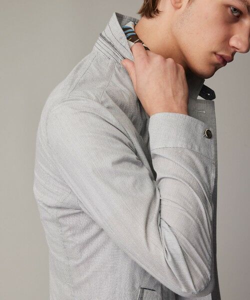 JOSEPH ABBOUD / ジョセフ アブード ブルゾン | 夏ブルゾン【JAPANファブリック/清涼/軽量】ダブルワッシャーストレッチ ブルゾン | 詳細3