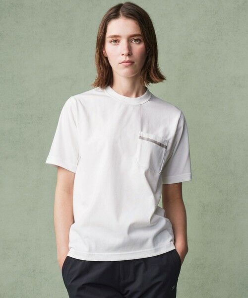 JOSEPH ABBOUD / ジョセフ アブード カットソー | 【MADE IN JAPAN/吸水速乾/男女兼用】プレーティング天竺アウトドア Tシャツ | 詳細10