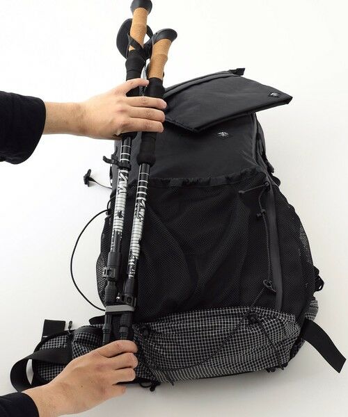 JOSEPH ABBOUD / ジョセフ アブード リュック・バックパック | 【軽量/ECO撥水/サスティナブル素材/サコッシュが取り外せる】リサイクルリップストップ バックパック 33L | 詳細11