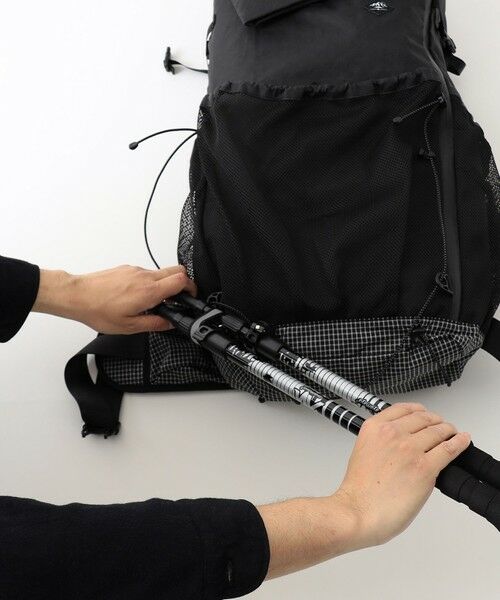 JOSEPH ABBOUD / ジョセフ アブード リュック・バックパック | 【軽量/ECO撥水/サスティナブル素材/サコッシュが取り外せる】リサイクルリップストップ バックパック 33L | 詳細13