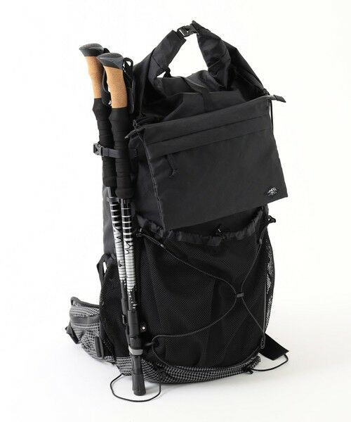 JOSEPH ABBOUD / ジョセフ アブード リュック・バックパック | 【軽量/ECO撥水/サスティナブル素材/サコッシュが取り外せる】リサイクルリップストップ バックパック 33L | 詳細17