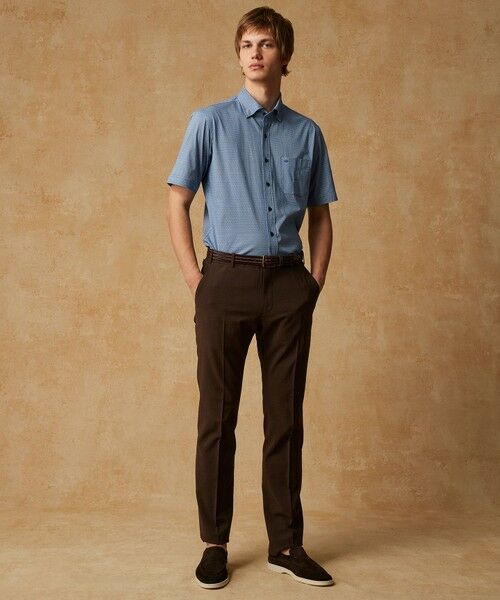 JOSEPH ABBOUD / ジョセフ アブード シャツ・ブラウス | 【ストレッチ・イージーケア】コンパクトジャージープリントシャツ | 詳細1