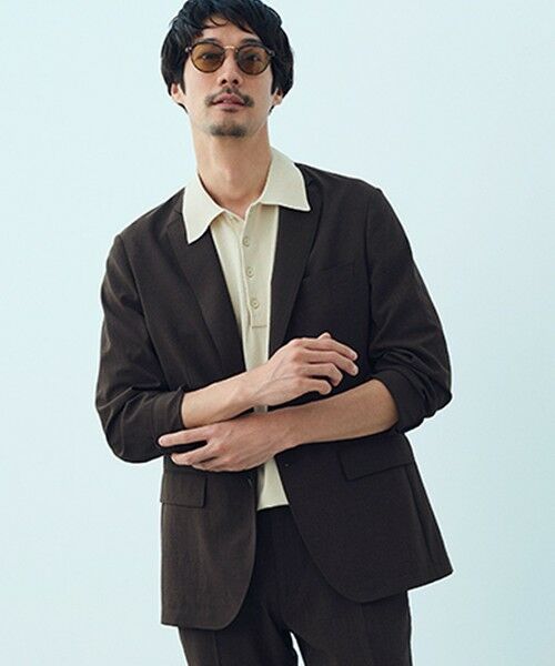 JOSEPH ABBOUD / ジョセフ アブード テーラードジャケット | クールビズ【洗える/軽量/清涼/ストレッチ】ハイツイストドライストレッチ ジャケット | 詳細3