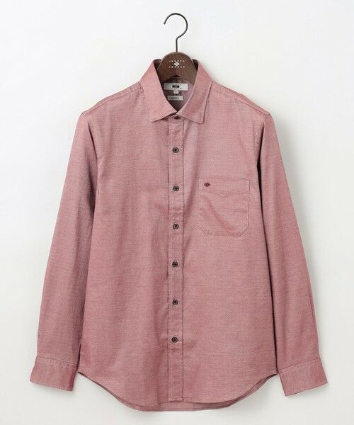 JOSEPH ABBOUD/ジョセフ アブード 【キングサイズ・オーガニックコットン使用】JOE COTTON ストレッチオックス シャツ ワイン系 3L JOSEPH ABBOUD/ジョセフ アブード 【キングサイズ・オーガニックコットン使用】JOE COTTON ストレッチオックス シャツ ワイン系 3L