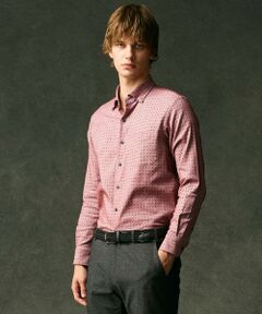 JOSEPH ABBOUD / ジョセフ アブード シャツ・ブラウス | 【キングサイズ・オーガニックコットン使用・自然なストレッチ性】JOE COTTON ストレッチオックスペイズリー シャツ