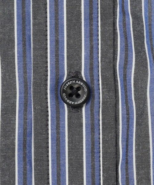 JOSEPH ABBOUD / ジョセフ アブード シャツ・ブラウス | 【キングサイズ・シルク×綿ブレンド】シルクコットンストライプ シャツ | 詳細11