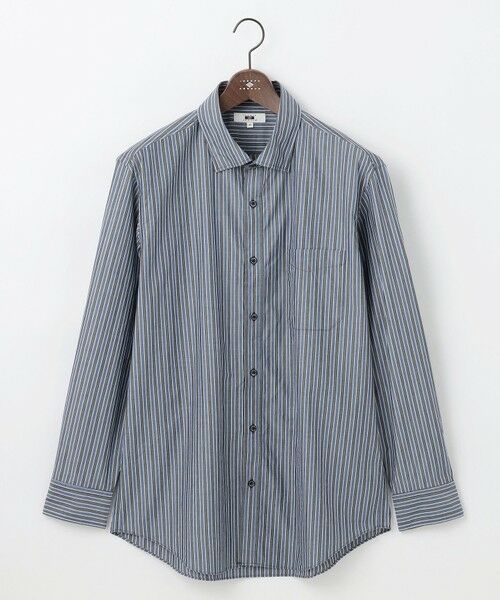 JOSEPH ABBOUD / ジョセフ アブード シャツ・ブラウス | 【キングサイズ・シルク×綿ブレンド】シルクコットンストライプ シャツ | 詳細4