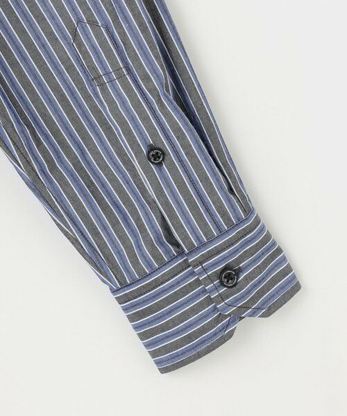 JOSEPH ABBOUD / ジョセフ アブード シャツ・ブラウス | 【キングサイズ・シルク×綿ブレンド】シルクコットンストライプ シャツ | 詳細7