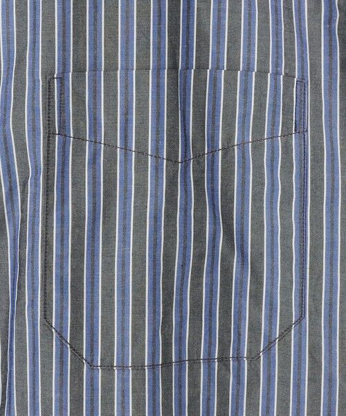 JOSEPH ABBOUD / ジョセフ アブード シャツ・ブラウス | 【キングサイズ・シルク×綿ブレンド】シルクコットンストライプ シャツ | 詳細8