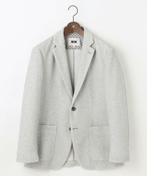 JOSEPH ABBOUD / ジョセフ アブード テーラードジャケット | 【キングサイズ・軽量/ストレッチ/洗える/JAPANファブリック/和紙】コンフォータブルジャージー ジャケット | 詳細2
