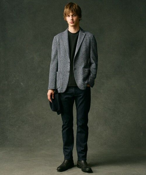 JOSEPH ABBOUD / ジョセフ アブード テーラードジャケット | 【軽量/ストレッチ/洗える/JAPANファブリック/和紙】コンフォータブルジャージー ジャケット | 詳細3