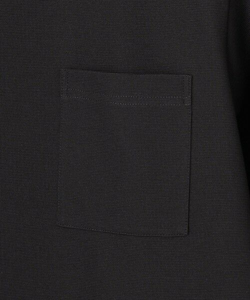 JOSEPH ABBOUD / ジョセフ アブード カットソー | 【キングサイズ・衣服内温度調節機能/接触冷感/JAPANファブリック】コンフォーマーミラノリブ モックネック Tシャツ | 詳細8